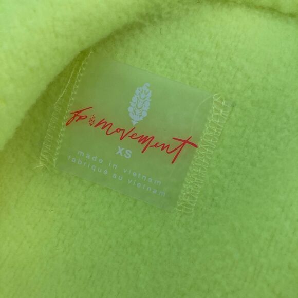 NWT Free People Hit the Slopes Jacket in Highlighter XS - Picture 10 of 11